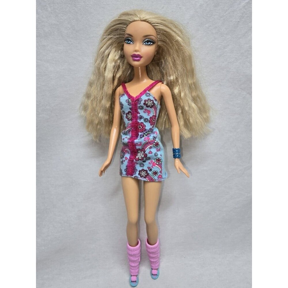 Mattel Barbie My Scene City Stars Kennedy Doll Pink Lip- Cracked Neck